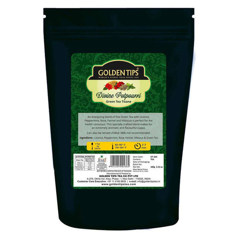 Golden Tips Divine Potpourri Green Tea Tisane